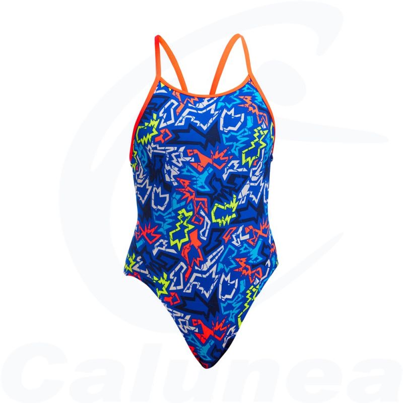 Image du produit Girl's swimsuit BROKEN HEARTS DIAMONDBACK FUNKITA - boutique Calunéa