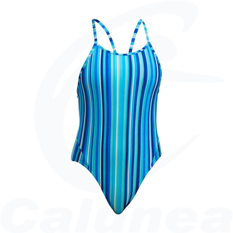 Image du produit Girl's swimsuit LANE LINES DIAMONDBACK FUNKITA - boutique Calunéa