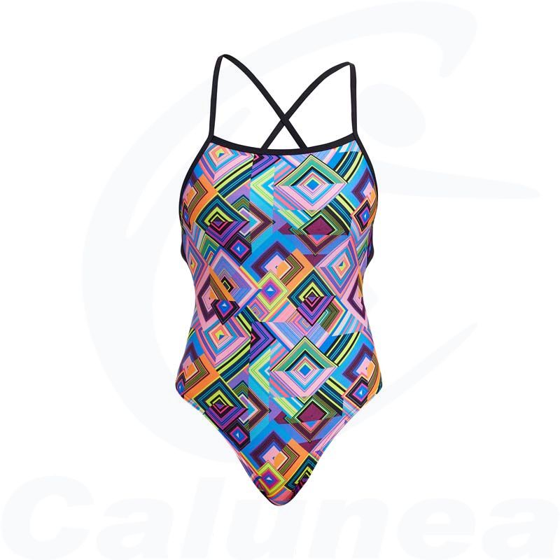 Image du produit Women's swimsuit BOXANNE STRAPPED IN FUNKITA - boutique Calunéa