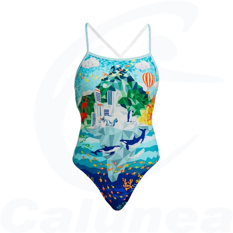 Image du produit Women's swimsuit WILDERNESS STRAPPED IN FUNKITA - boutique Calunéa