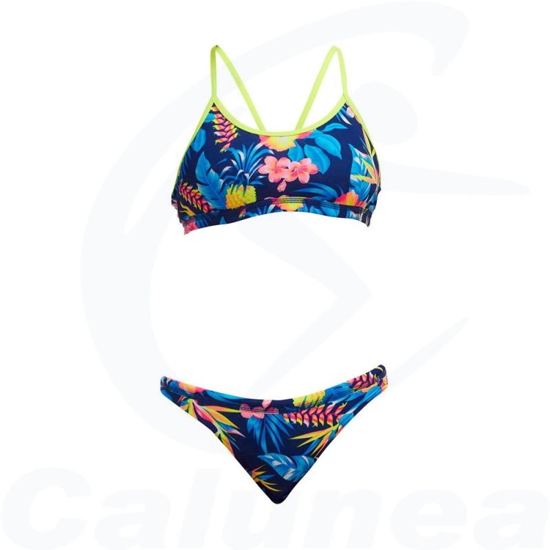 Image du produit Girl's 2-pieces swimsuit / Bikini IN BLOOM RACERBACK FUNKITA - boutique Calunéa