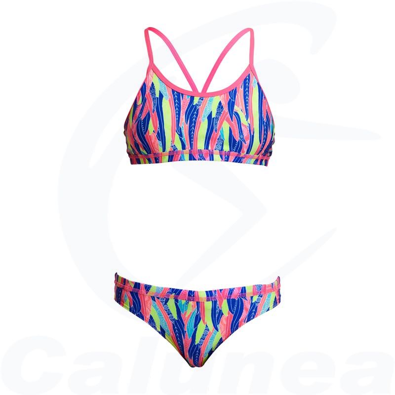 Image du produit Girl's 2-pieces swimsuit / Bikini WING TIPS RACERBACK FUNKITA - boutique Calunéa