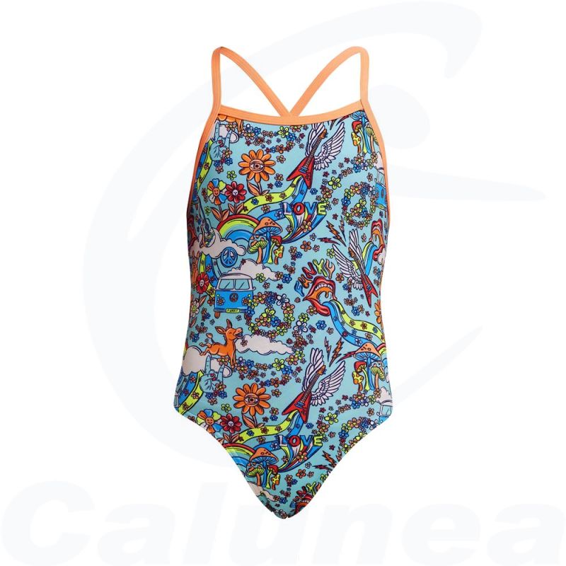 Image du produit Girl's swimsuit SUNNY BUNNY TIE ME TIGHT FUNKITA - boutique Calunéa