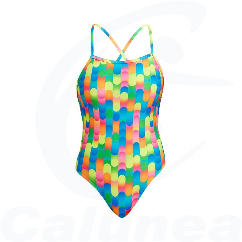 Image du produit Women's swimsuit BLOCKED DOTTY TIE ME TIGHT FUNKITA - boutique Calunéa
