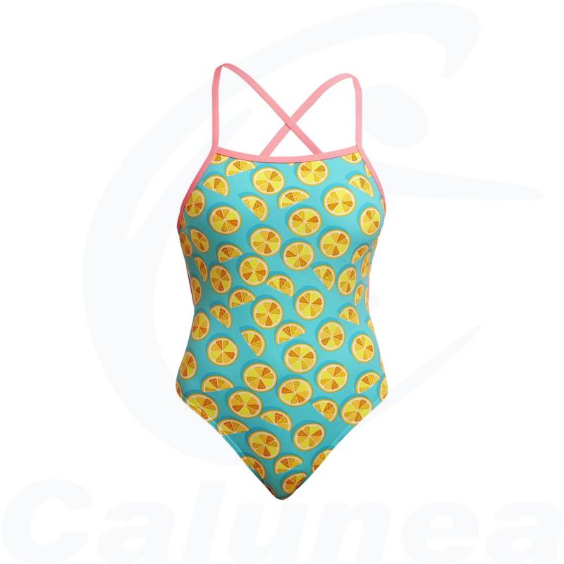 Image du produit Women's swimsuit LIME SPLICE TIE ME TIGHT FUNKITA - boutique Calunéa