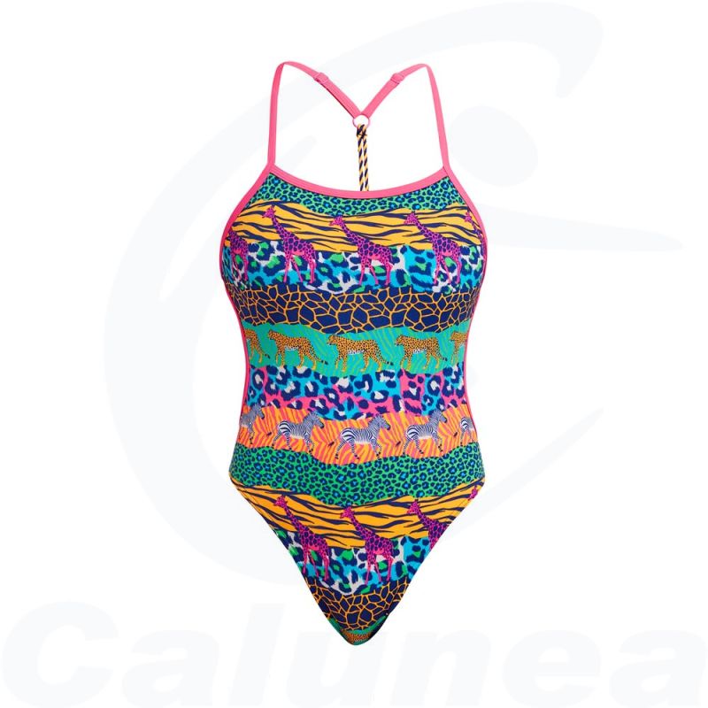 Image du produit Women's swimsuit GONE WILD TWISTED FUNKITA - boutique Calunéa