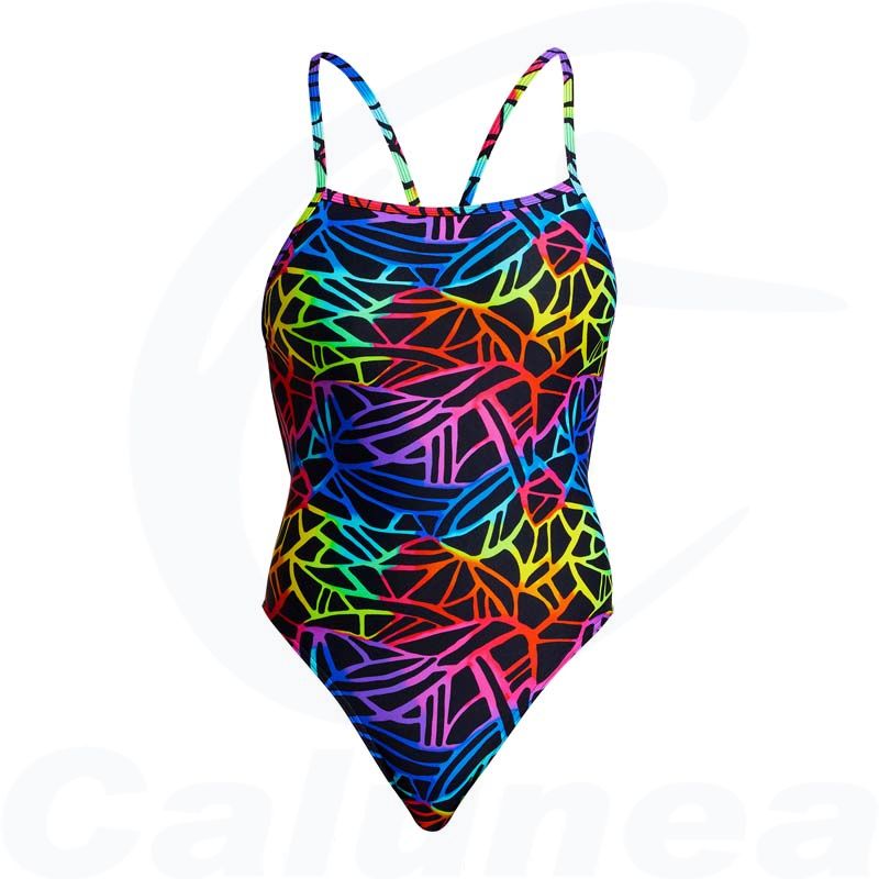 Image du produit Women's swimsuit RAINBOW WEB SINGLE STRENGTH FUNKITA - boutique Calunéa