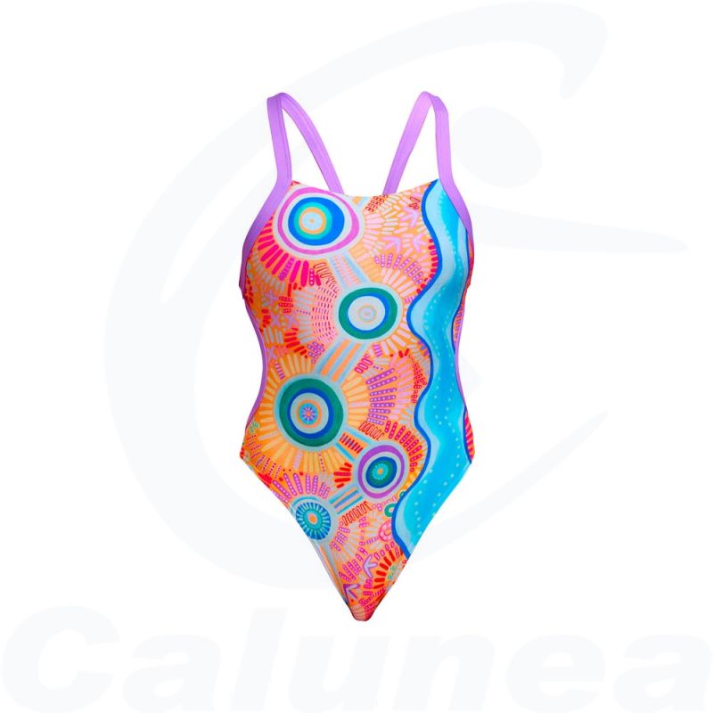 Image du produit Women's swimsuit KULIN COLOUR BRACE FREE FUNKITA - boutique Calunéa