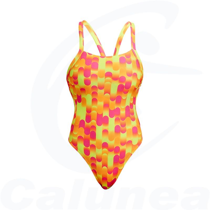 Image du produit Women's swimsuit LITTLE DOTTY BRACE FREE FUNKITA - boutique Calunéa