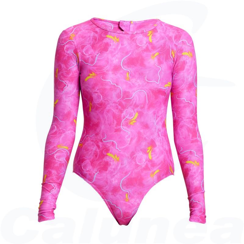 Image du produit Girls swimsuit with zipper LOVE LIGHS LONG SHOT FUNKITA - boutique Calunéa