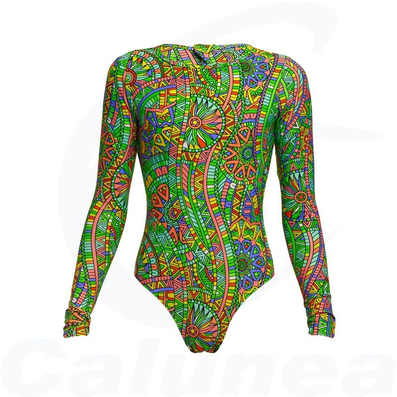 Image du produit Girls swimsuit with zipper MINTY MIXER LONG SHOT FUNKITA - boutique Calunéa