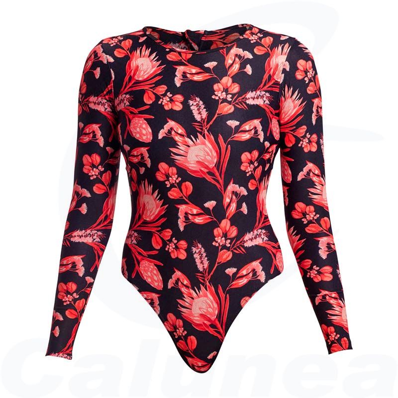 Image du produit Women's swimsuit with zipper ACASIA ROSE LONG SHOT FUNKITA - boutique Calunéa