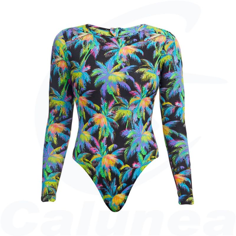 Image du produit Women's swimsuit with zipper PARADISE PLEASE LONG SHOT FUNKITA - boutique Calunéa