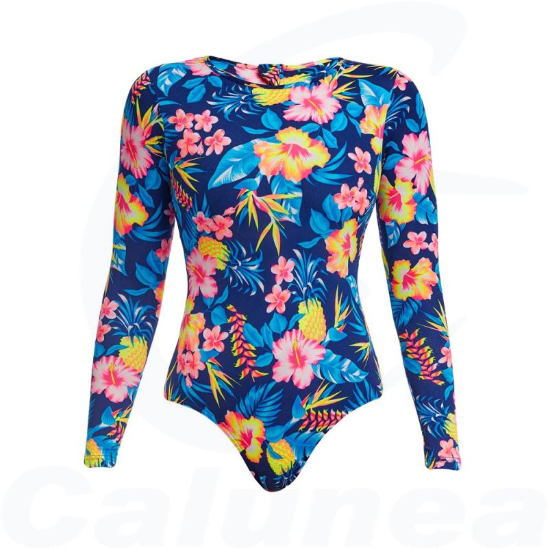 Image du produit Women's swimsuit with zipper IN BLOOM LOVE COVER ON FUNKITA - boutique Calunéa