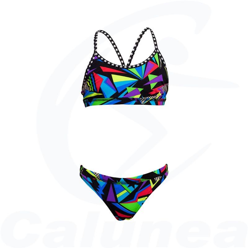 Image du produit Girl's 2-pieces swimsuit / Bikini BEAT IT RACERBACK FUNKITA - boutique Calunéa
