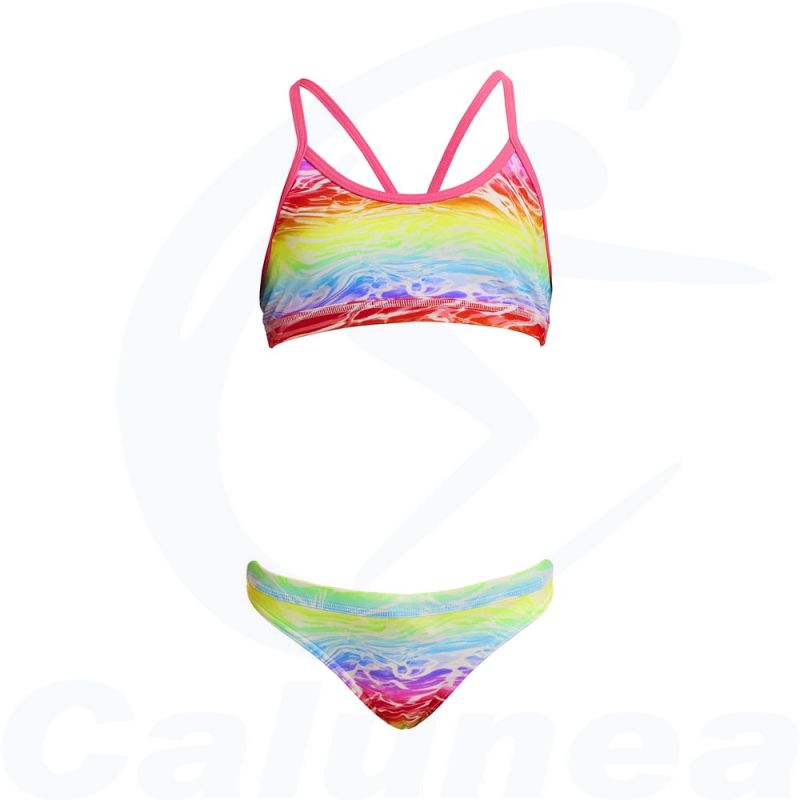 Image du produit Girl's 2-pieces swimsuit / Bikini LAKE ACID RACERBACK FUNKITA - boutique Calunéa