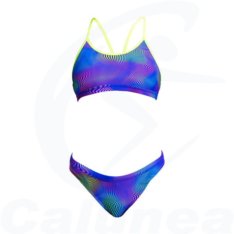 Image du produit Girl's 2-pieces swimsuit / Bikini SCREEN TIME RACERBACK FUNKITA - boutique Calunéa