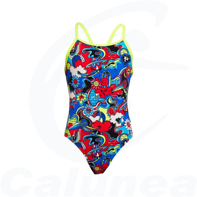 Image du produit Girl's swimsuit HAPPY JACK DIAMONDBACK FUNKITA - boutique Calunéa