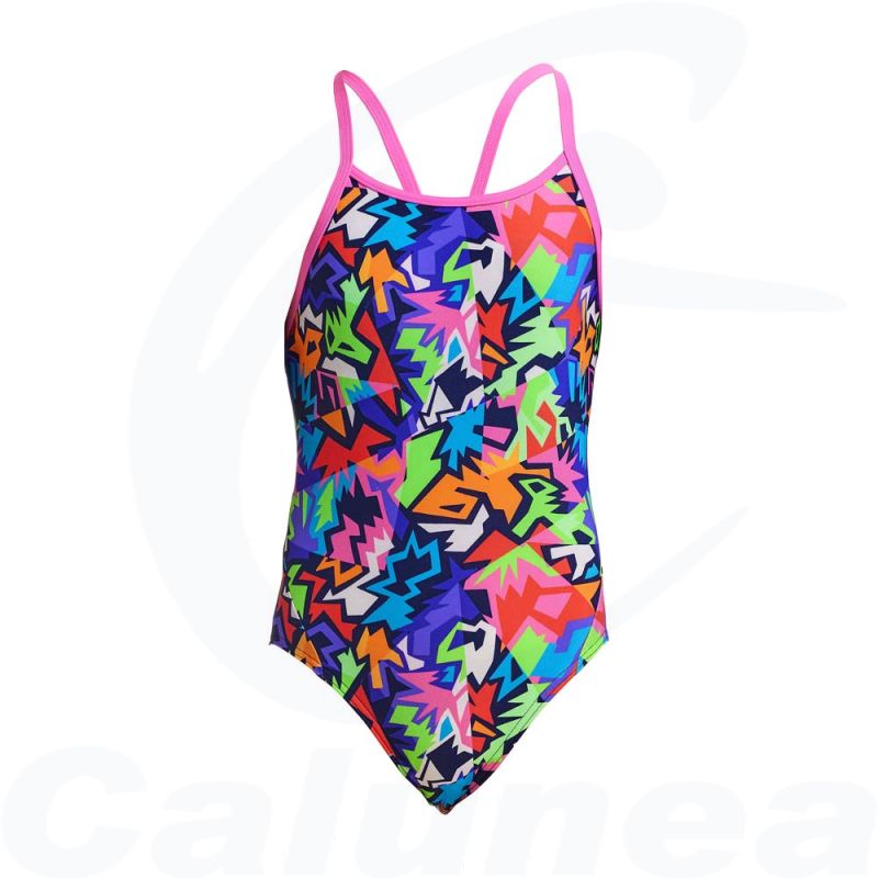 Image du produit Girl's swimsuit SHARP EDGES DIAMONDBACK FUNKITA - boutique Calunéa
