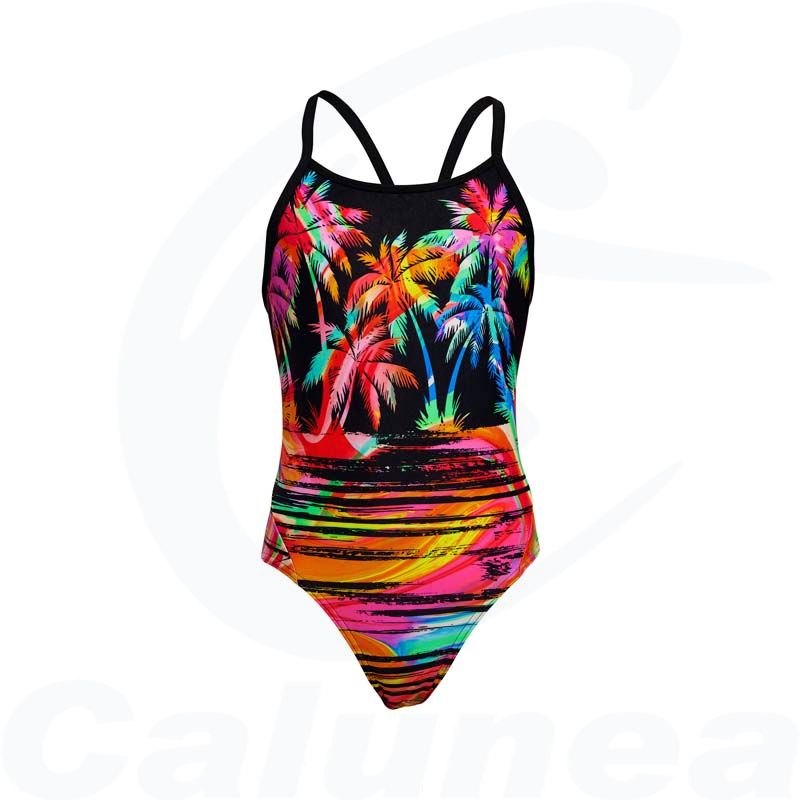 Image du produit Girl's swimsuit SUNSET CITY DIAMONDBACK FUNKITA - boutique Calunéa