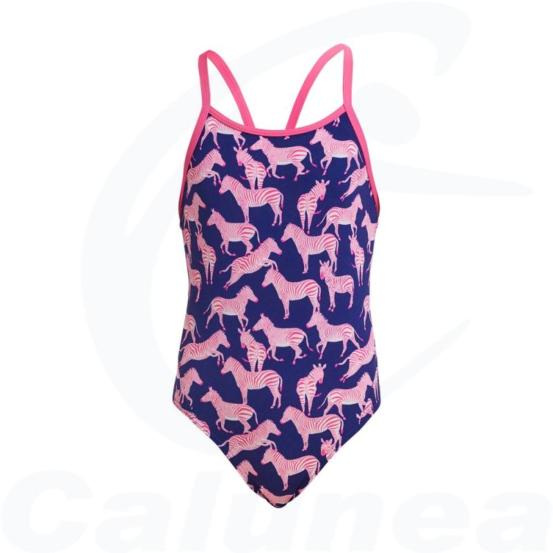 Image du produit Girl's swimsuit SWEET STRIPES DIAMONDBACK FUNKITA - boutique Calunéa