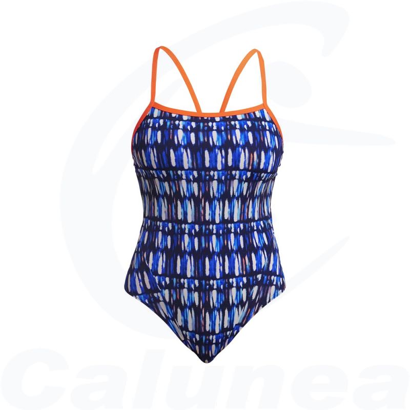 Image du produit Women's swimsuit PERFECT TEETH SINGLE STRAP FUNKITA - boutique Calunéa