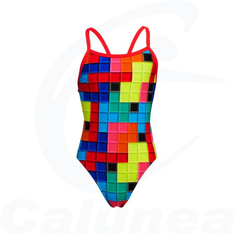 Image du produit Girl's swimsuit BLOCKED SINGLE STRAP FUNKITA - boutique Calunéa
