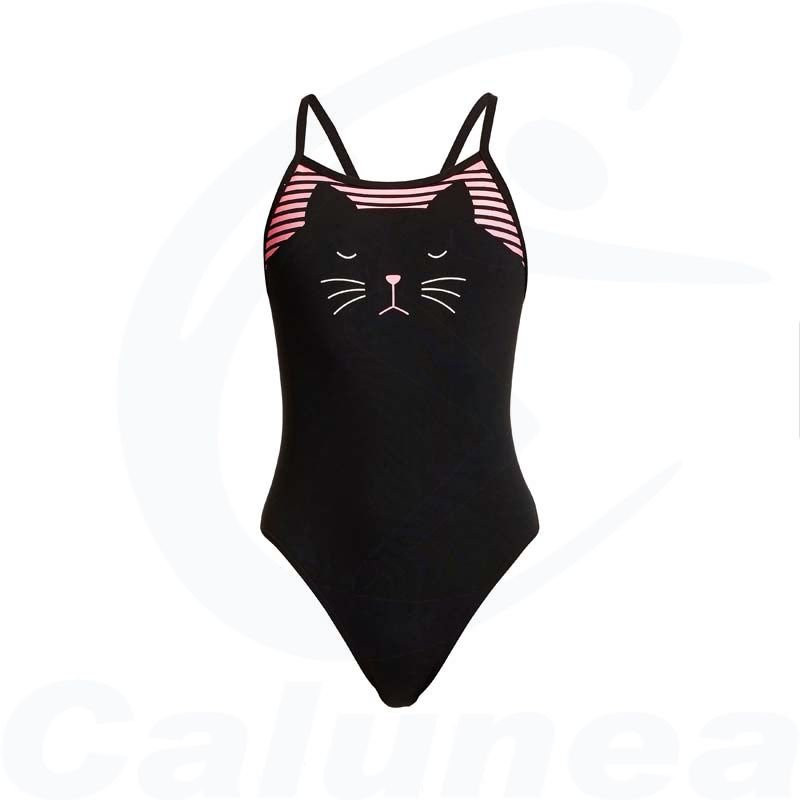 Image du produit Girl's swimsuit CRAZY CAT SINGLE STRAP FUNKITA - boutique Calunéa