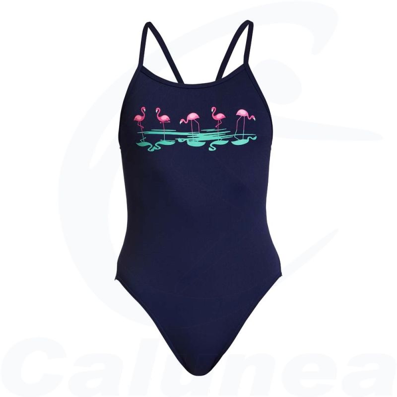 Image du produit Girl's swimsuit FLOOD PLAIN SINGLE STRAP FUNKITA - boutique Calunéa