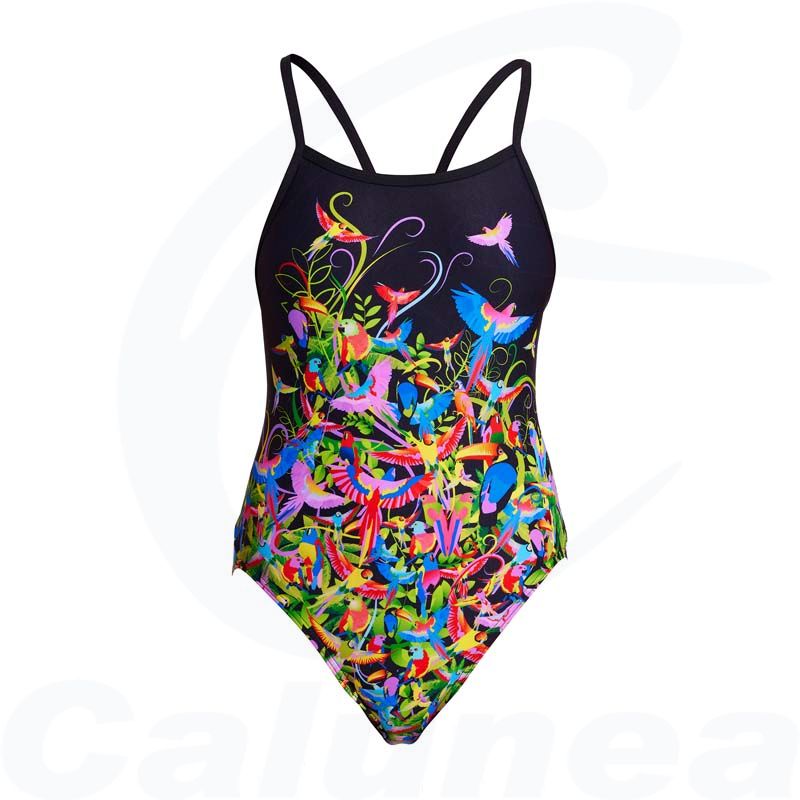 Image du produit Girl's swimsuit MACAW MAGIC SINGLE STRAP FUNKITA - boutique Calunéa