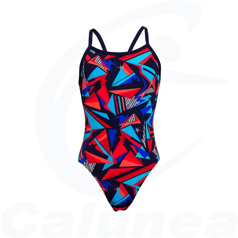 Image du produit Girl's swimsuit PATRIOT BEAT SINGLE STRAP FUNKITA - boutique Calunéa