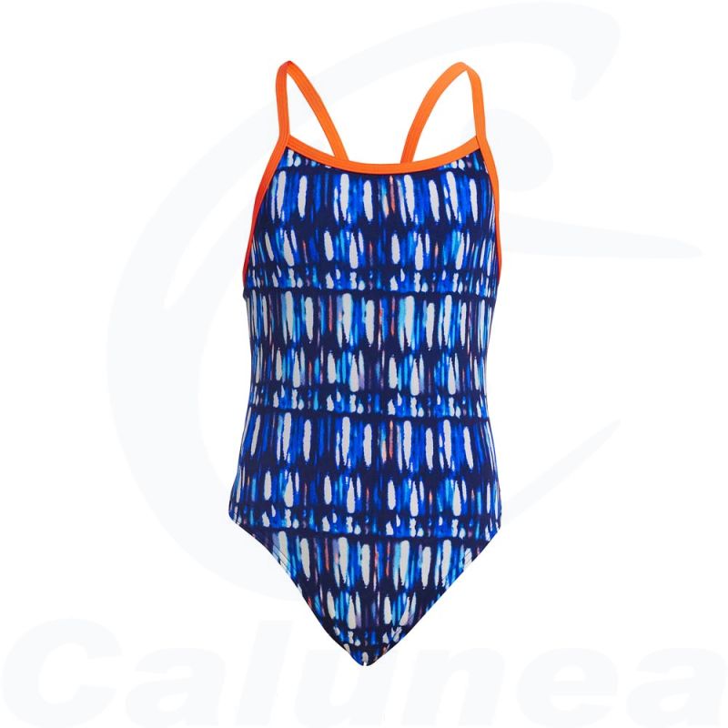 Image du produit Girl's swimsuit PERFECT TEETH SINGLE STRAP FUNKITA - boutique Calunéa
