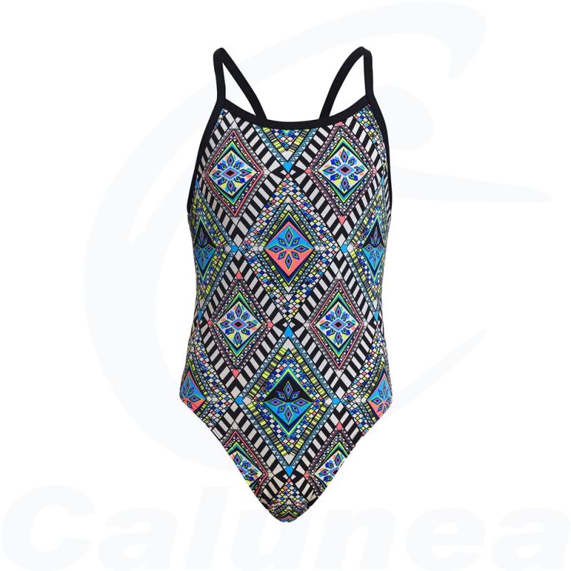 Image du produit Girl's swimsuit WEAVE PLEASE SINGLE STRAP FUNKITA - boutique Calunéa