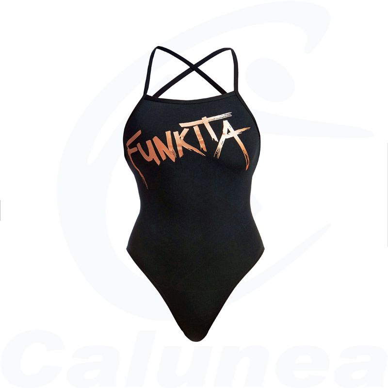 Image du produit Women's swimsuit BRONZED STRAPPED IN FUNKITA - boutique Calunéa