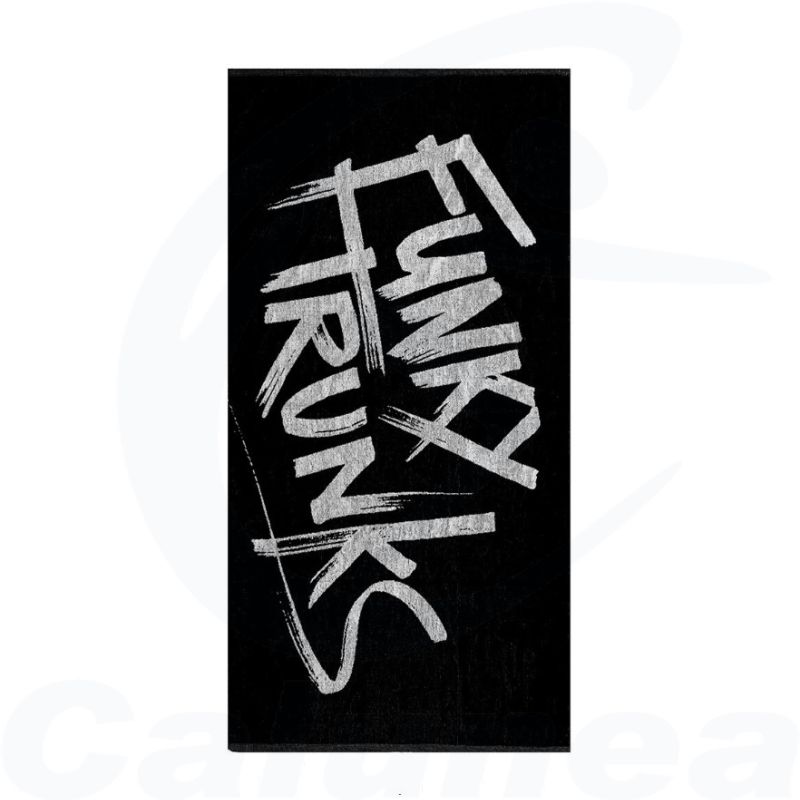 Image du produit TAGGED BLACK COTTON JACQUARD TOWEL FUNKY TRUNKS - boutique Calunéa