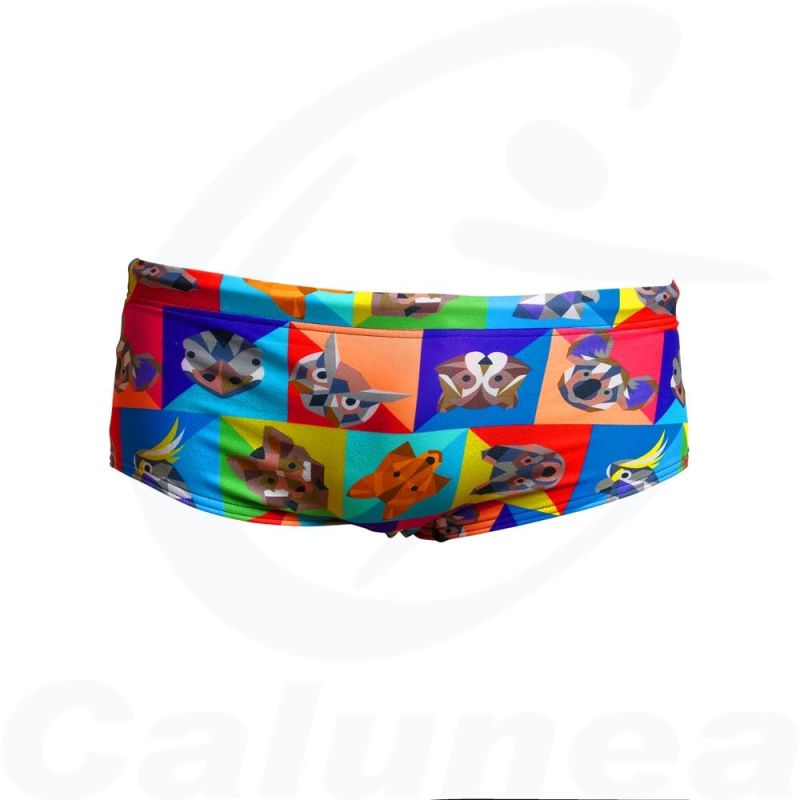Image du produit Boy's swimsuit RAT PACK SIDEWINDER PLAIN FRONT TRUNK FUNKY TRUNKS - boutique Calunéa