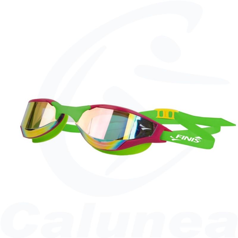 Image du produit Racing goggles HAYDEN MIRROR ORANGE/ GREEN FINIS - boutique Calunéa