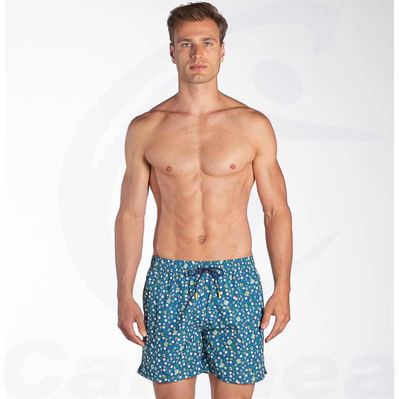 Image du produit Men's Beach Shorts KALOAVOCADO BLUE AQUARAPID - boutique Calunéa