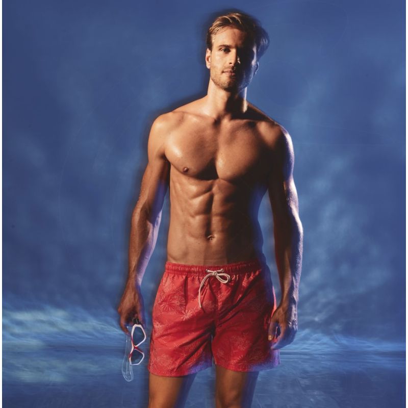 Image du produit Men's Beach Shorts KLOPPY RED OR BLUE AQUARAPID - boutique Calunéa