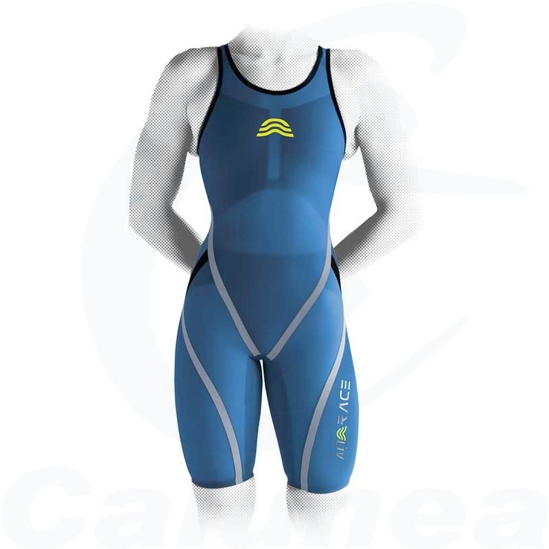 Image du produit Racing swimsuit KRONOS OPEN BACK BLUE AQRACE - boutique Calunéa