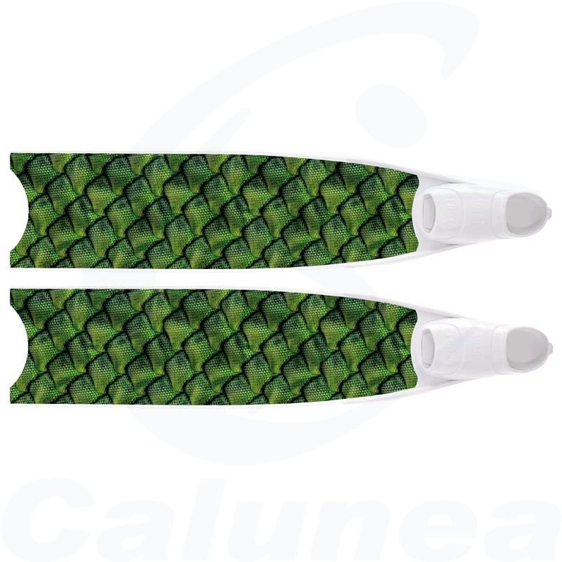 Image du produit Freediving fins GREEN REPTILE BI-FINS LEADERFINS - boutique Calunéa