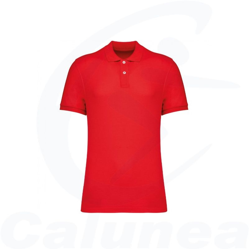 Image du produit ECO RESPONSIBLE POLO SHIRT NATIVE SPIRIT RED CALUNEA - boutique Calunéa