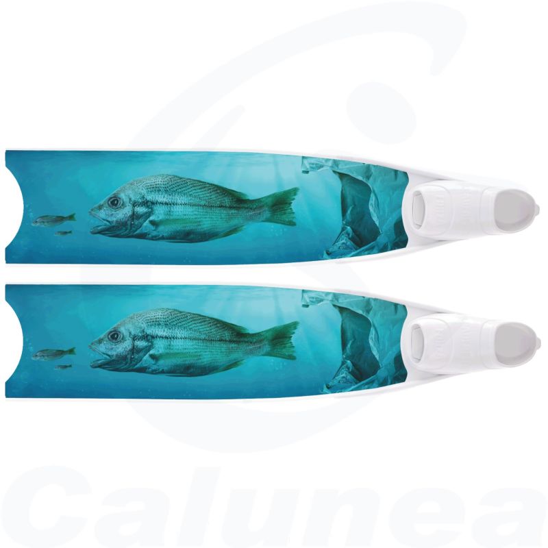 Image du produit Freediving fins PLASTIC IN OCEAN BI-FINS LEADERFINS - boutique Calunéa