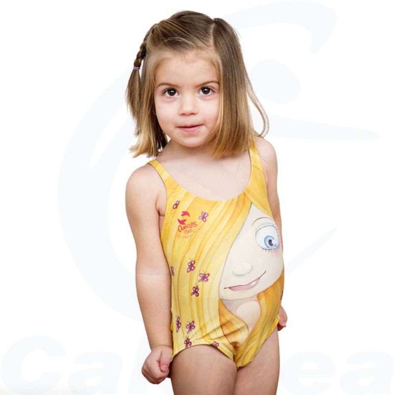 Image du produit Toddler girls swimsuit RAPUNCEL ODECLAS  - boutique Calunéa