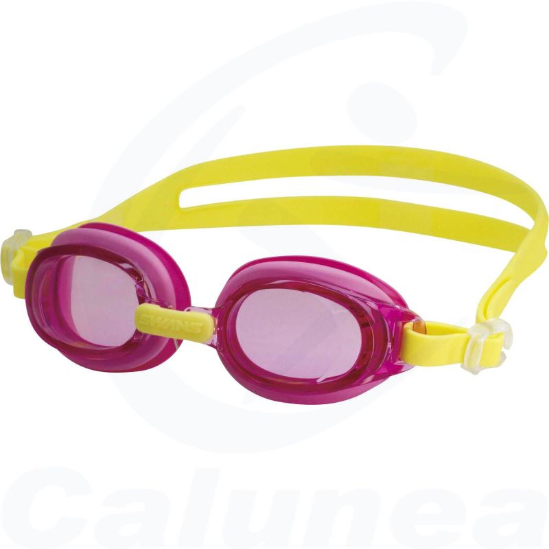 Image du produit Junior swimgoggles SJ-7 PINK / YELLOW SWANS (3-8 Years) - boutique Calunéa