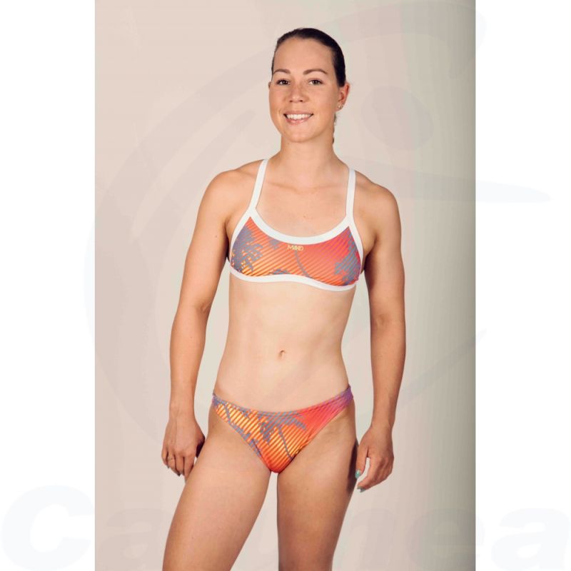 Image du produit Woman's 2-pieces swimsuit / bikini SUNKISSED FLORIDA ORANGE MAKO - boutique Calunéa
