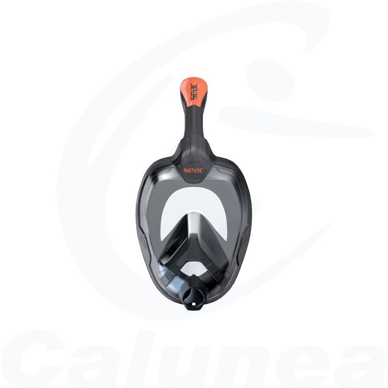 Image du produit Snorkling mask UNICA JUNIOR BLACK / ORANGE SEAC SUB - boutique Calunéa