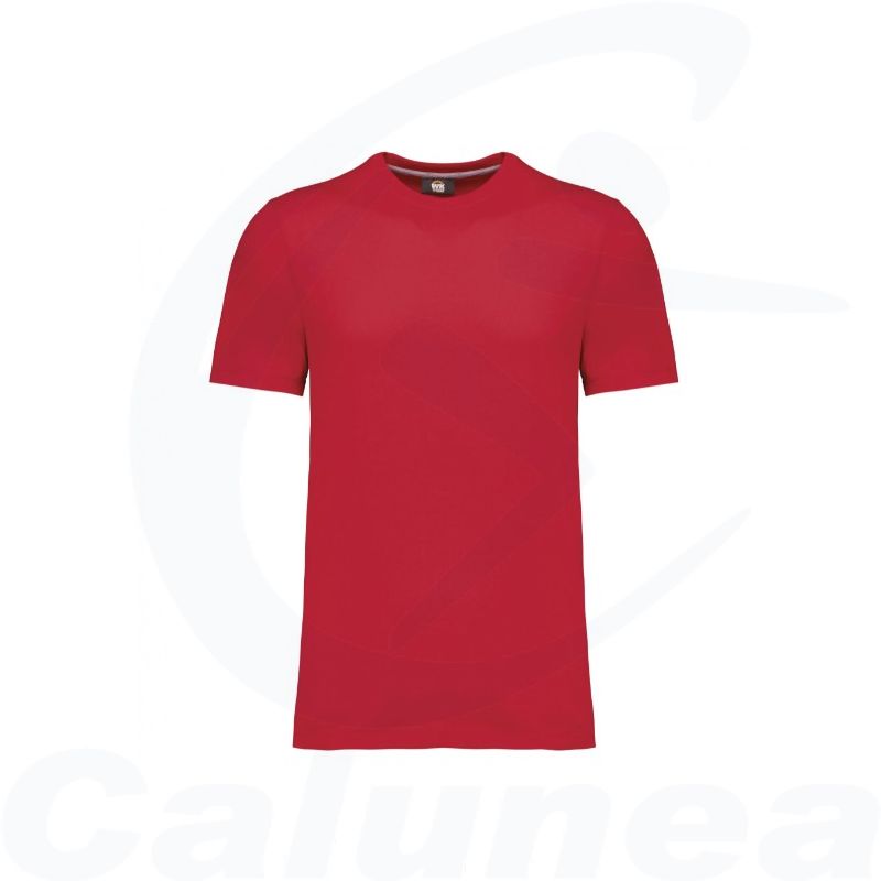Image du produit ANTIBACTERIEL SHORT SLEEVED T-SHIRT WK. DESIGNED TO WORK RED CALUNEA - boutique Calunéa