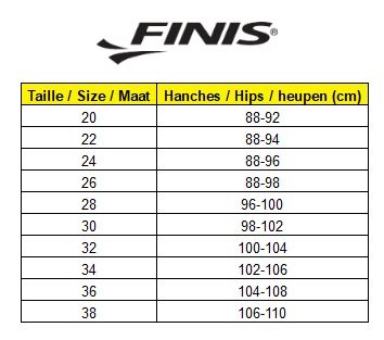 Tailles Fuse Homme Finis